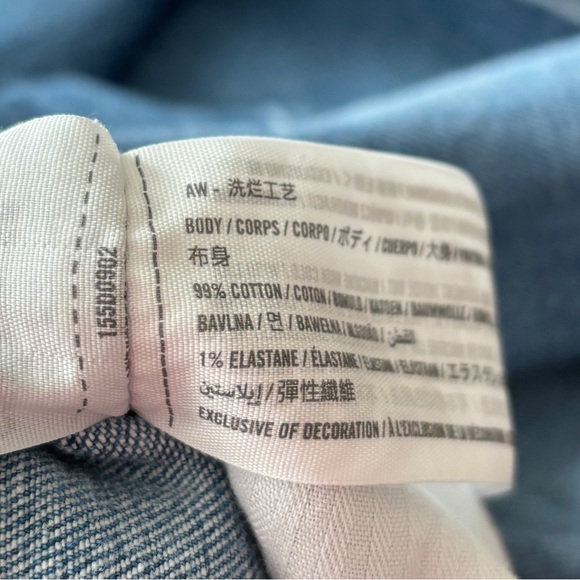 Abercrombie & Fitch The Skinny High Rise Split Hem Jeans Size 33/16R - Picture 7 of 8